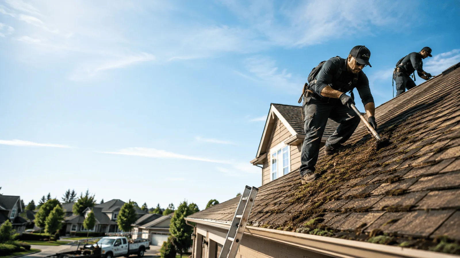 Roof Moss Removal in Troutman, NC near me